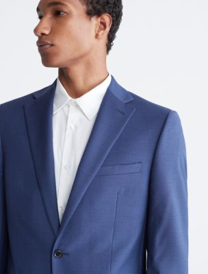 Slim Fit Blue Suit Jacket | Calvin Klein